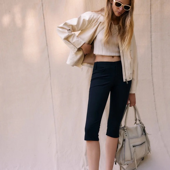 Free People Bette Super Slim Capris - Picture 2 of 6